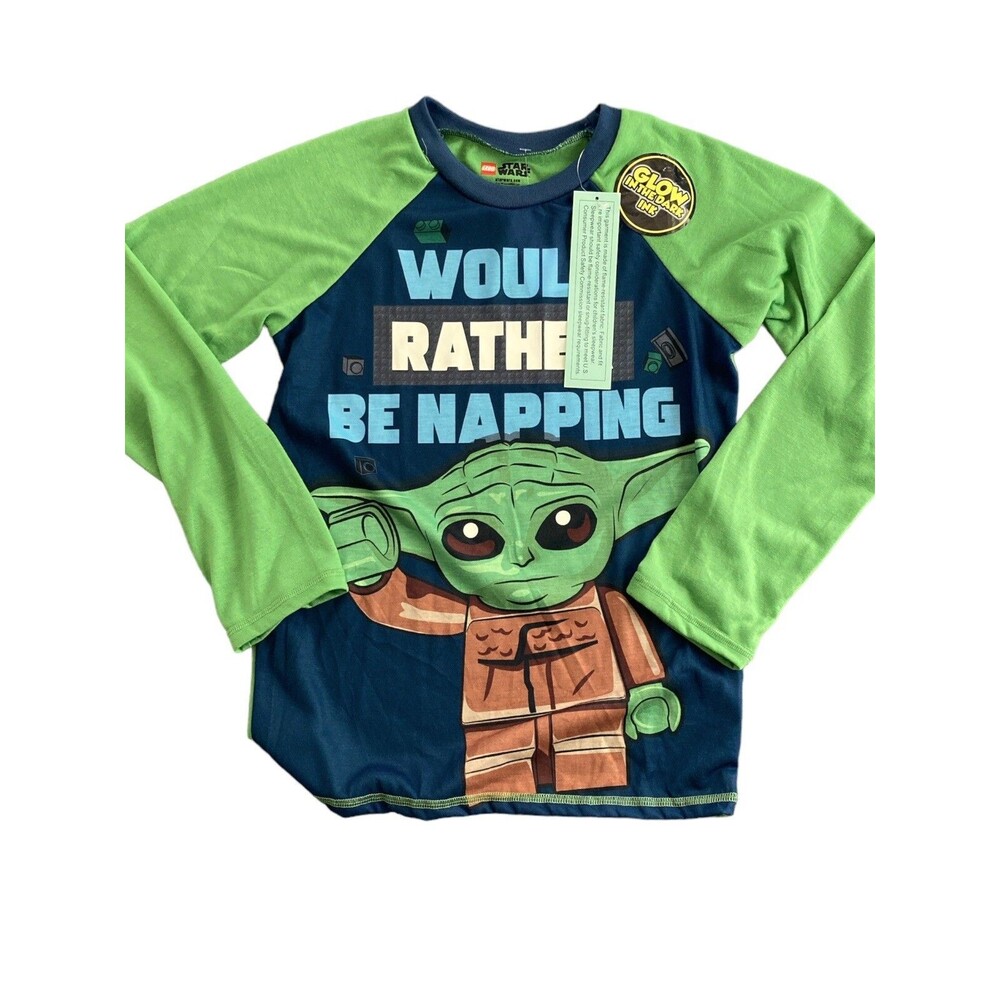 Boys 10/12 Lego Star Wars Pajama PJ Top Shirt Long Sleeve Lounge Sleepwear